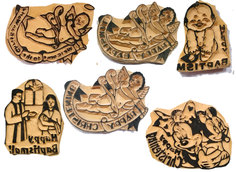 Rubber Stamp Baptismal