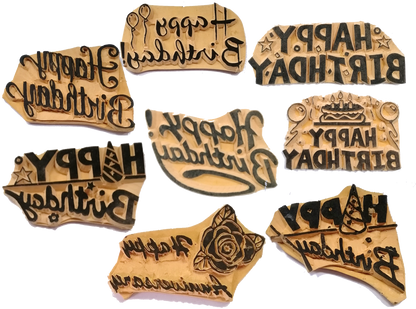 Rubber Stamp Birthday Generic