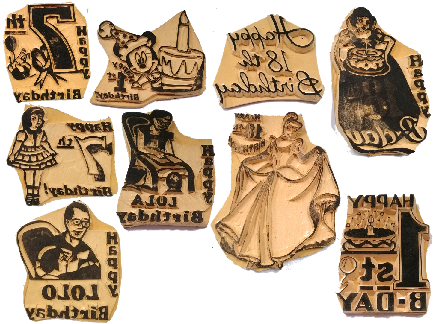 Rubber Stamp Birthday Occasion