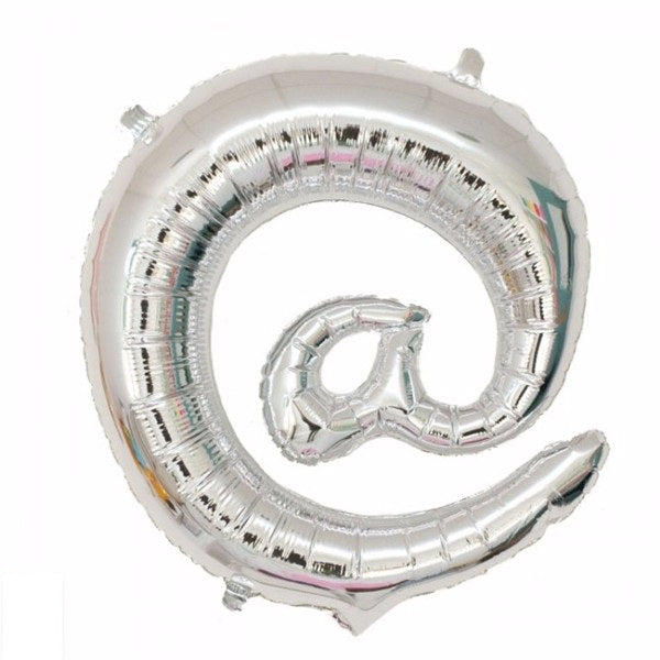 Foil Letter Balloon Silver