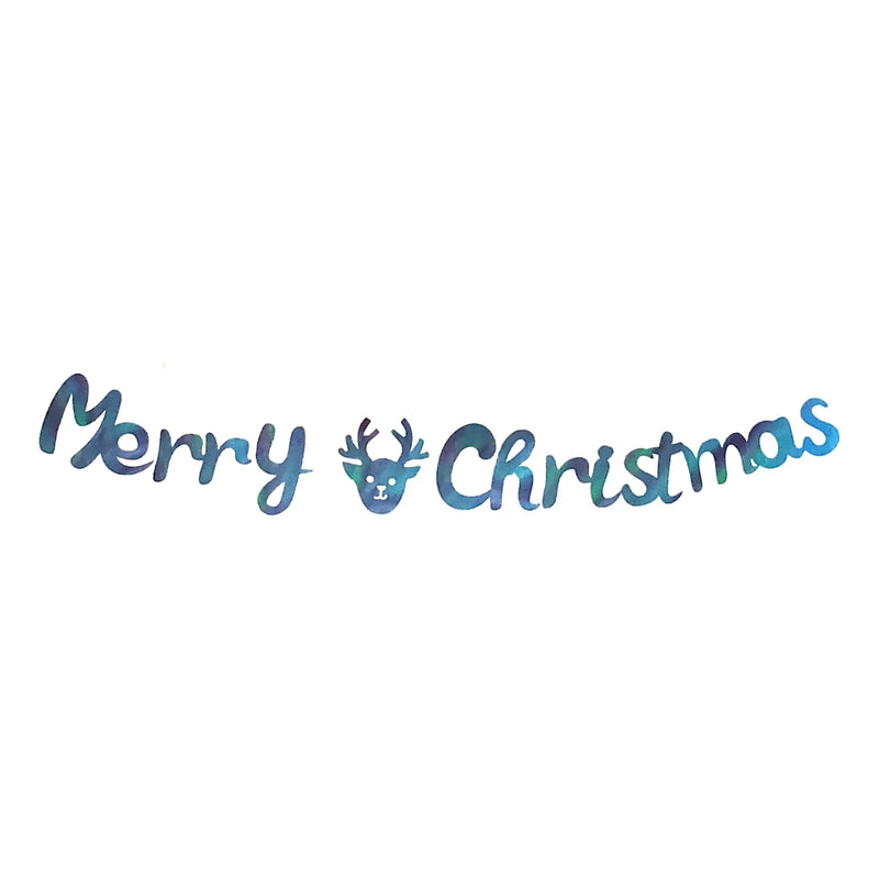 Banner Merry Christmas Cursive