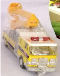 Toy Car Emergency Service Yellow