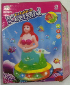 Musical Toy Rotation Mermaid