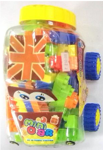 Toy Car Mini with Assorted Blocks