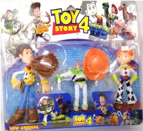 Figure Toy Story 4 3pcs