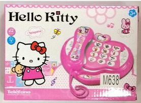 Musical Toy Telephone Hello Kitty