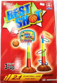 Sport Best Shot Basketball Ring and Toss Game