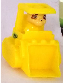 Toy Car Yellow Dog