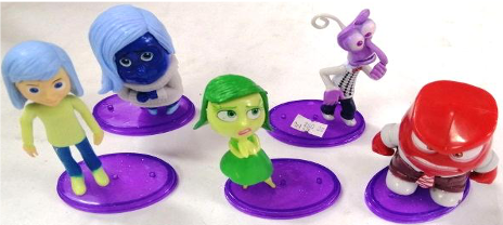 Figure Inside Out Set of 5