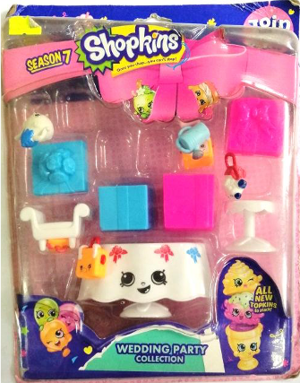 Play Set Shopkins Wedding Party Collection