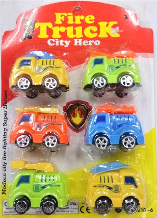 Toy Truck Fire Truck City Hero (6in1)