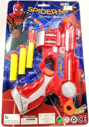 Toy Gun Spiderman Homecoming Super Hero Soft Gun