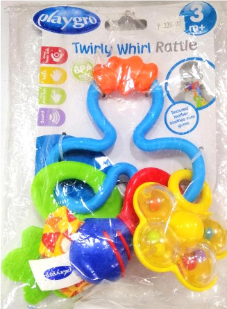 Baby Rattle Playgrow Twirly Whirl