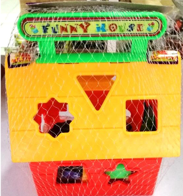 Puzzle Funny House Shapes Case