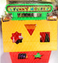 Puzzle Funny House Shapes Case