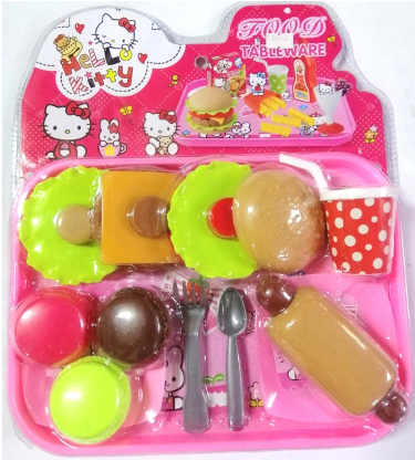 Play Set Food Tableware Hello Kitty
