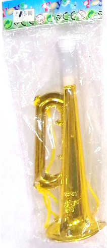 Musical Toy Horn Gold