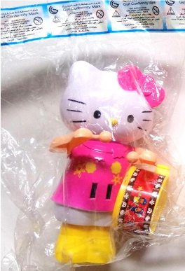 Wind-up Toy Hello Kitty with Drum