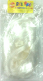 Wig Short with Bangs White