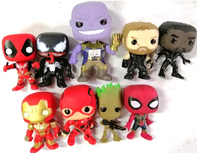Figures Set Avengers (9in1)