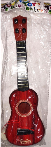 Musical Toy Guitar Brown