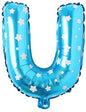Foil Letter Balloon (1FT) Blue Star & Plain