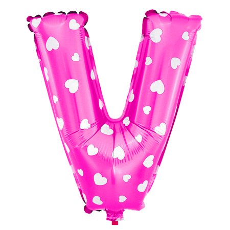 Foil Letter Balloon (1FT) Pink Heart