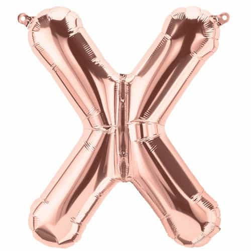 Foil Letter Balloon (1FT) Rose Gold