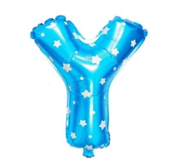 Foil Letter Balloon (2FT) Blue Star