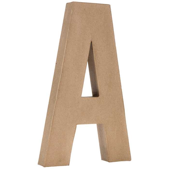 Paper Mache Craft 8'' (Letter)