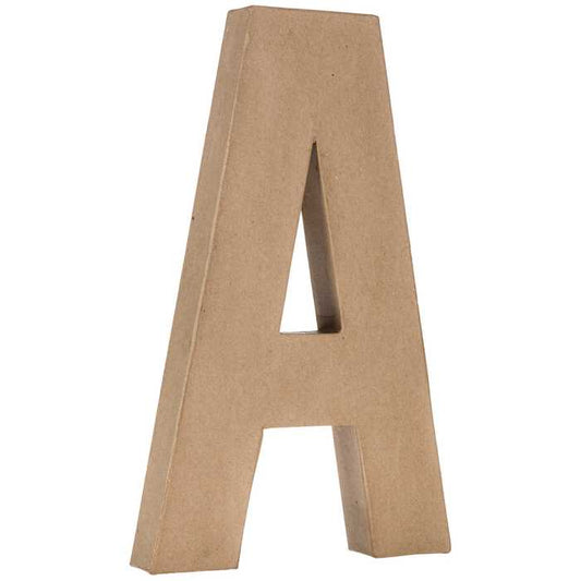 Paper Mache Craft 8'' (Letter)