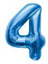 Foil Number Balloon (2FT) Blue