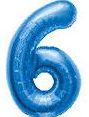 Foil Number Balloon (2FT) Blue