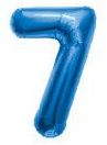 Foil Number Balloon (2FT) Blue