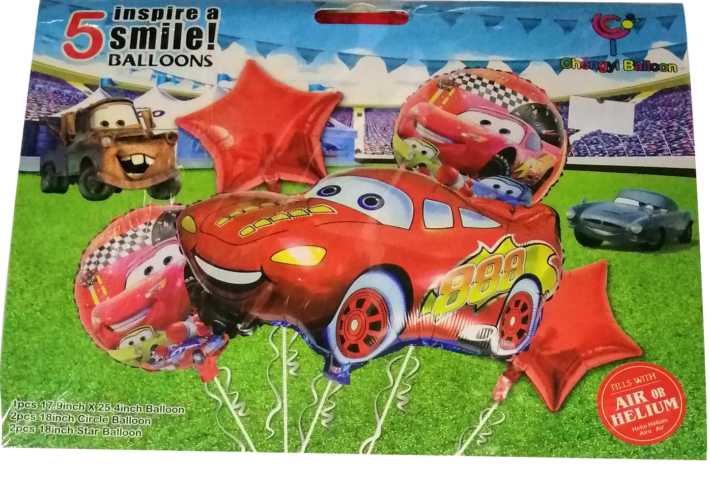 Foil Balloon Cars