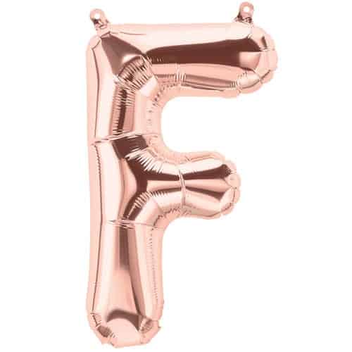 Foil Letter Balloon (1FT) Rose Gold