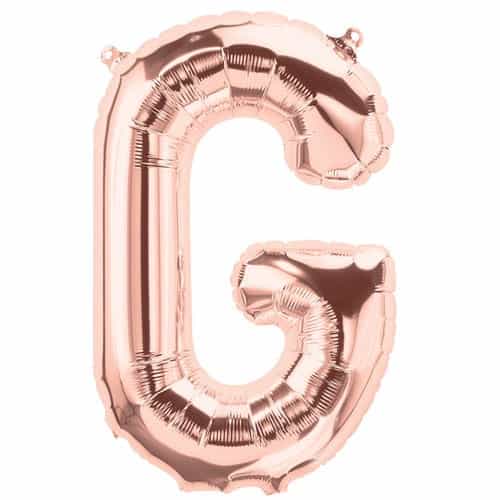 Foil Letter Balloon (1FT) Rose Gold