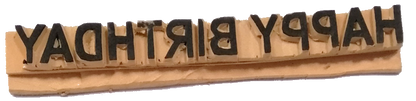 Rubber Stamp Headings Birthday