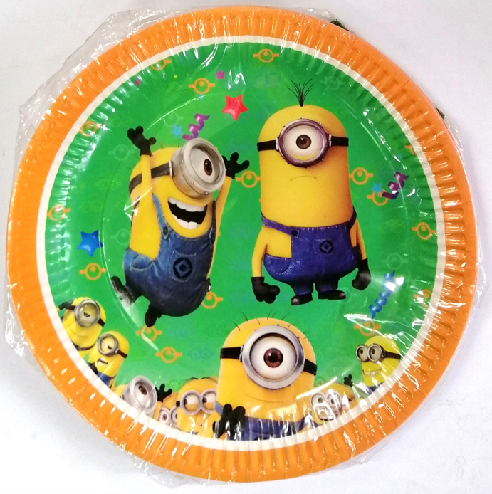 Paper Plate with Characters