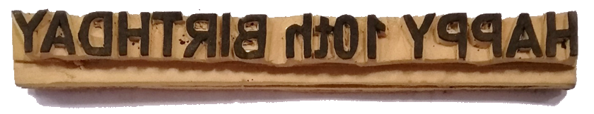 Rubber Stamp Headings Birthday