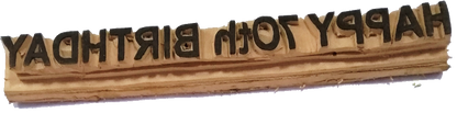 Rubber Stamp Headings Birthday