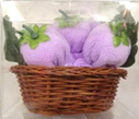 Souvenir Fruit Basket Towel Violet
