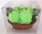 Souvenir Fruit Basket Towel Light Green