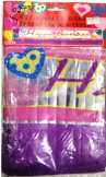 Banner Heart Design Happy Birthday