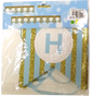 Banner Happy Birthday Gold Glitter