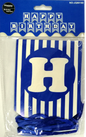 Banner Happy Birthday Stripe