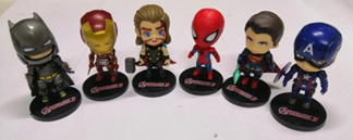 Figure Super Heroes (6in1)
