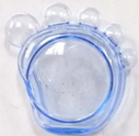 Souvenir Candy Container Baby Feet Blue