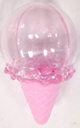 Souvenir Candy Container Ice Cream Pink