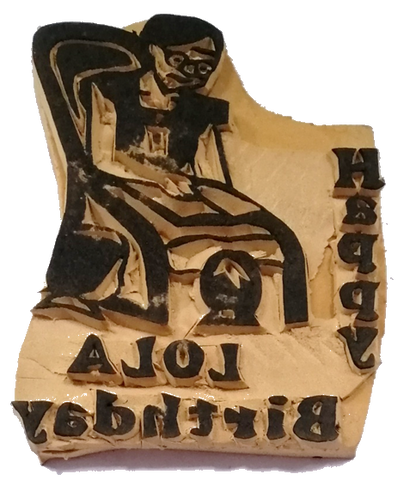 Rubber Stamp Birthday Occasion